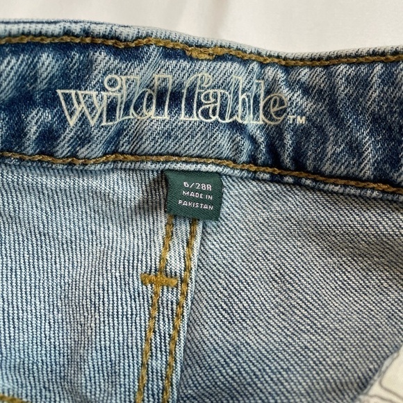 Wild Fable size 6/28 high rise jean shorts - Picture 5 of 6
